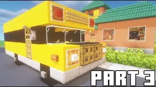 Minecraft Tutorial: How To Make A School Bus 