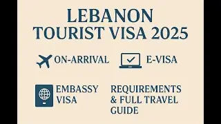 Lebanon Tourist Visa 2025 | On-Arrival, E-Visa, Embassy Visa, Requirements & Full Travel Guide