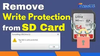 Remove Write Protection From SD Card [The disk is write protected]