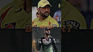 MS DHONI VS VIRAT KOHLI (IPL COMPARISON)#viral #trending #comparison #youtube #csk #rcb