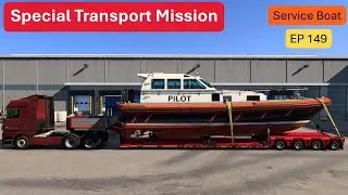 Euro Truck Simulator 2 Special Transport Mission Service Boat l EP 149 | GP Gaming World