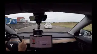 PORSCHE 997 GT3 CS (PRO DRIVER) VS TESLA 3 PERFORMANCE