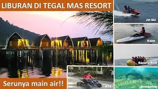 LIBURAN SERU!! PUAS BANGET MENIKMATI BANYAK PERMAINAN AIR DI TEGAL MAS RESORT LAMPUNG