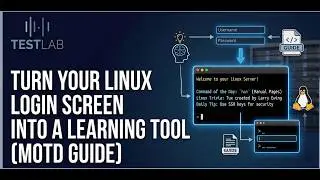 Turn Your Linux Login Screen Into a Learning Tool MOTD Guide