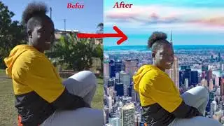 Photoshop Manipulation: How to change background.