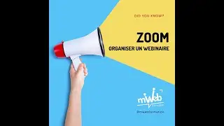 Zoom : comment organiser un petit webinaire Zoom