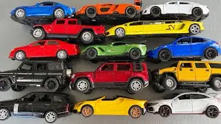 This 14 brand diecast Cars, Tesla, Defender, Brabus, Jeep, Hummer, Honda, Rang Rover