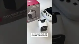 The GENKI Covert Dock Mini is 20x smaller than the official Nintendo Switch Dock! #shorts