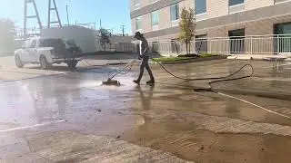 How to use 2 surface cleaners (hotel in Texas)