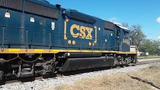 CSX A783 working on the bowline