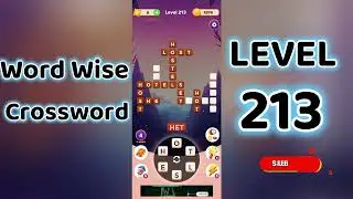 Word Wise Crossword Level 213 🧩 | Smart Crossword Puzzle Walkthrough | Go Answer