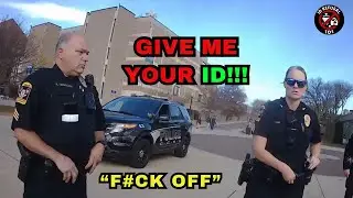 Cop Tries to Arrest Preacher for Free Speech! | ID REFUSAL
