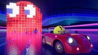 Pac-man Gameplay Sonic Racing Crossworlds Xbox Series X 4k60fps 