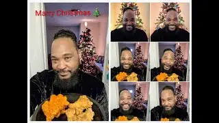 Fried Chicken Friday were yall at #fyp #foryou #fypage #cooking #mukbang #recipe #eating marry x-mas