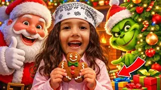 Mia vs The Grinch Christmas Story 🎄 with Baking & Tree Decorating