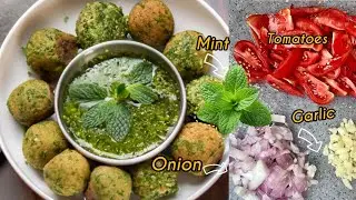 GARLIC Mint Sauce Homemade || Few ingredients 