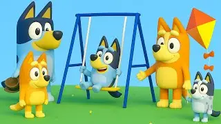 Bluey&rsquo;s Playground Day: Simple Fun with the Family 🛝💙 | Bluey Animation