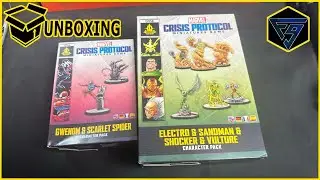 Unboxing the new Spider Foes & Web Warriors Wave for Marvel Crisis Protocol