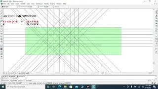 4- USE OF CONSTRUCTION LINE AND POLY LINE OF AUTO CAD