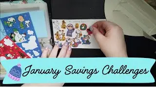 $203 Cash Stuffing | January 2026 Savings Challenges