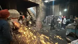 Vlog-197/365 Iron Casting Process Making ❤️❤️#trending#jalandhar#ironcasting #process #ironmaking 