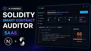 Build & Deploy an AI Smart Contract Auditor with Next.js, Supabase, OpenAI & LLM | Solidity Security
