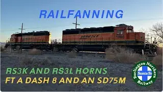 (Rare Horns, Rare Power, and Power Moves Galore) New Mexico Railfanning - Part IV