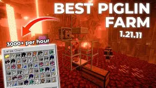 Infinite Loot! Simple Automated Gold Bartering Farm | Minecraft 1.21.11