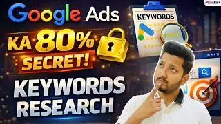 Google Ads Ka 80% Secret 😱 | Keyword Research with Free Google Keyword Planner 💰 #GoogleAds