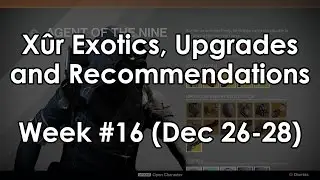 Destiny: Xur Location and Exotic Armor/Weapon/Upgrade Recommendations for Week #16 (Dec. 26-28)