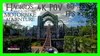 Hagrids Magical Creatures Motorbike Adventure Hypersmooth Front (4K POV) 60 FPS Islands Of Adventure