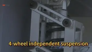 4wheel independent suspension mobile robot chassis