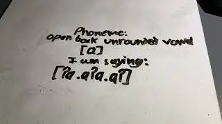 [ɑ] open back unrounded vowel