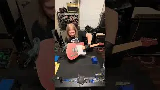 #Cleaning my #Handmade #Telecaster Style #Guitar