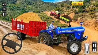 Heavy Tractor Trolley Cargo Simulator 3D #2 - Farming Tractor Driver - Android Gameplay