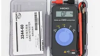 HIOKI 3244 CARD SIZE MULTIMETER MADE IN JAPAN