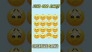 FIND THE ODD EMOJI CHALLENGE PART 47 🤯 FIND OUT ODD 🤔 #viral #shortvideo #challenge