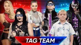 WWE 2K25 - 3 Риа Рипли против 3 Доминика Мистерио | Командный матч 