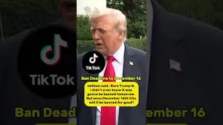 Donald Trump Extends TikTok Ban Deadline to December 16 &ndash; Millions of Gen Z on Edge.