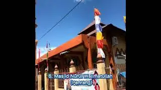 Top 9 Masjid berarsitektur unik dan indah di Pinrang #viral #shorts #pinrang #masjid