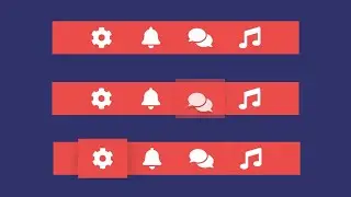Awesome Tab Bar Interaction With Animated Icons Using HTML && CSS