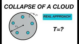[JEE ADVANCE ]COLLAPSE OF A CLOUD UNDER MUTUAL GRAVITATION USING CALCULUS [  SCHOOL PHYSICS ]