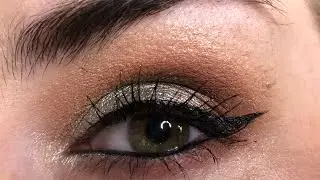 Smokey metallic eye makeup look with MAC pigments #withme