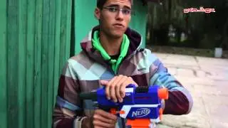 Test zasięgu Nerf Elite: Rampage vs. Retaliator (range test) - nerfoteka.pl