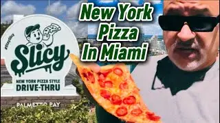 Обзор пиццы Slicy Pizza в Майами - 24 дюйма XL!! #пицца #обзор #og #едамайами