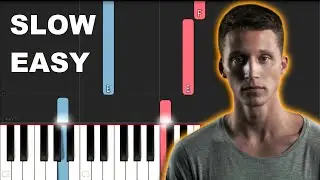 NF - Paralyzed (SLOW EASY PIANO TUTORIAL)
