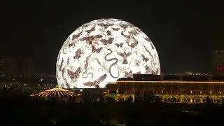Las Vegas' newest concert venue, the Sphere, opens