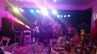 Robot Led y Pistola CO2