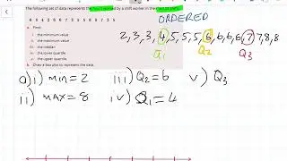 Statistics: Constructing a box plot