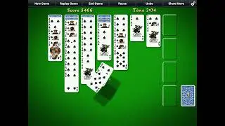 Solitaire City (Mac Version) - Spiderette Solitaire Longplay - Rule: 1